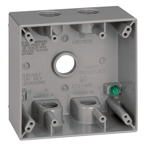 sigma electric 2-gang weatherproof box|sigma 1 3 hole box.